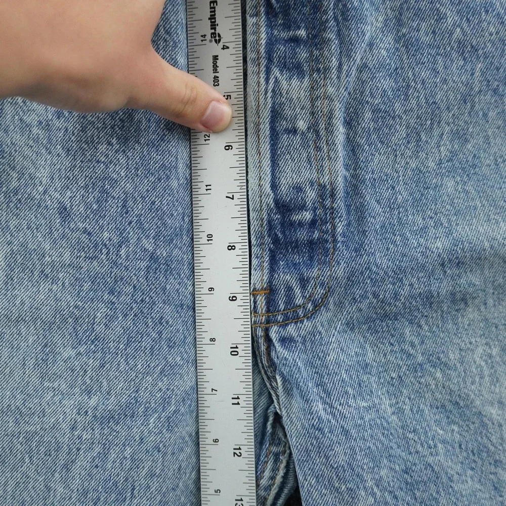Levi's 501 Straight Leg Jeans Mens 33x28 Light Blue Vintage 90s Button Fly